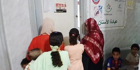 1385 مواطن استفادوا من القافلة الطبية المجانية بقرية كفر المحمدية بالدقهلية